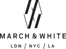 March & White Logo