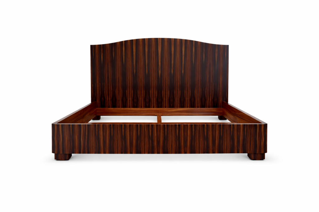 Macassar Art Deco bed by Cygal Art Deco