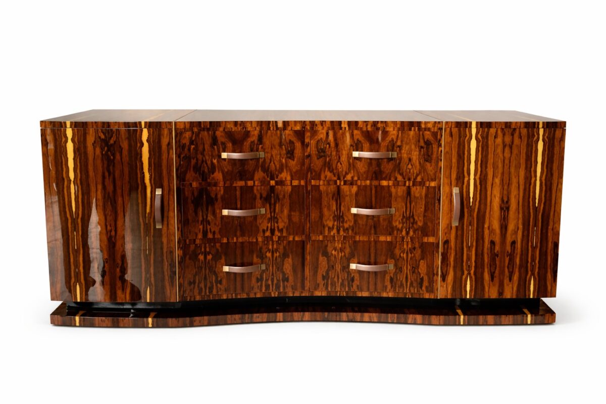 Ziricote Art Deco Sideboard from our Cordia Collection